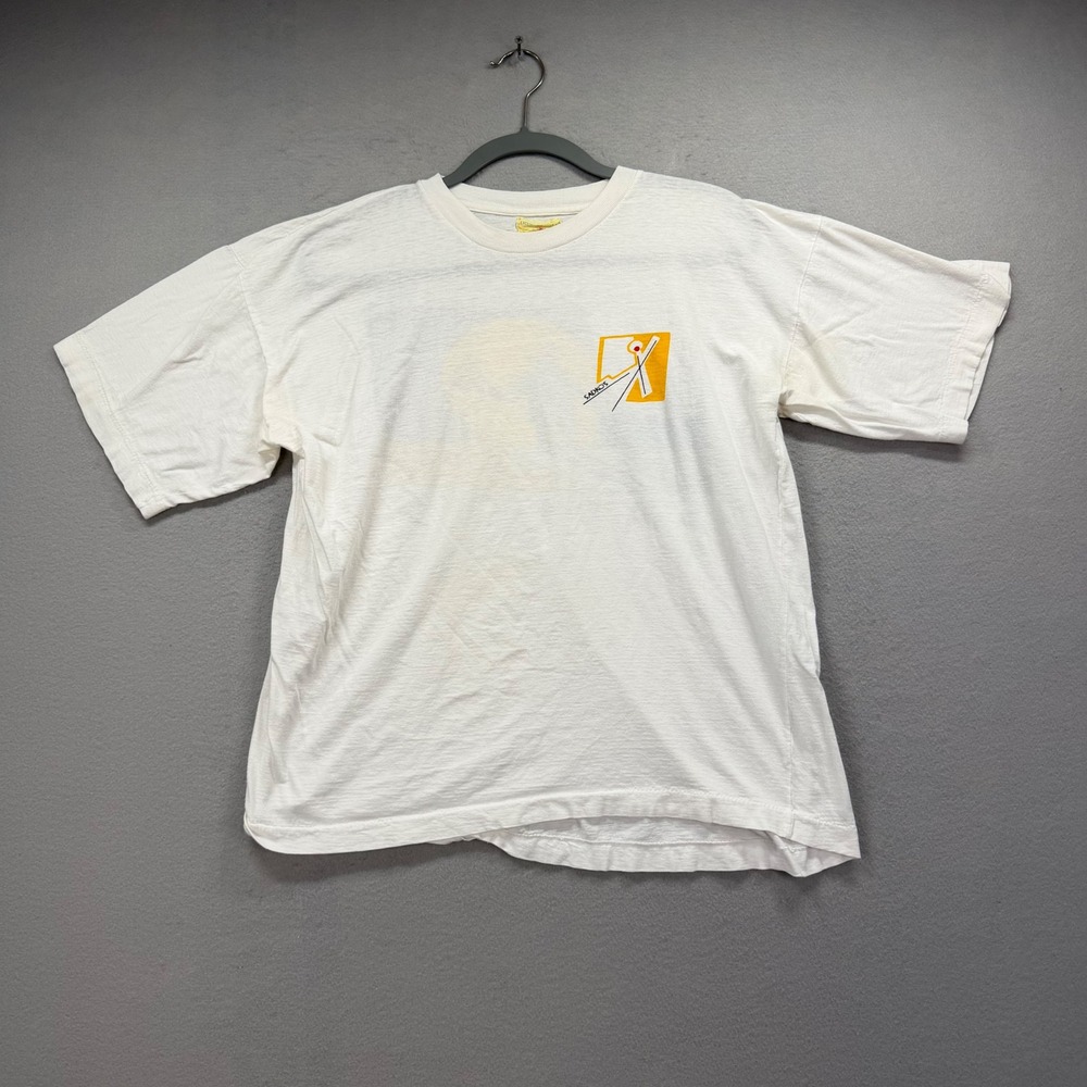 Babylon Shops Sadko's St Petersburg Russia T-Shirt Mens XL White Vintage 90s Tee